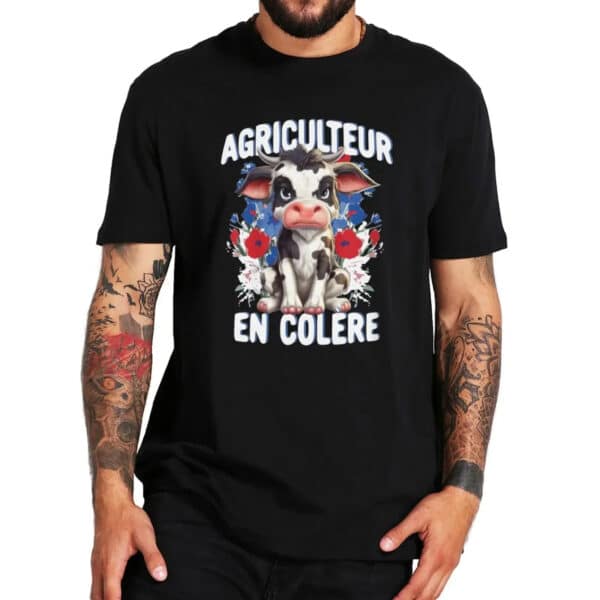 tee shirt agriculteur en colère