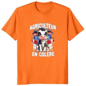 tee shirt agriculteur en colère